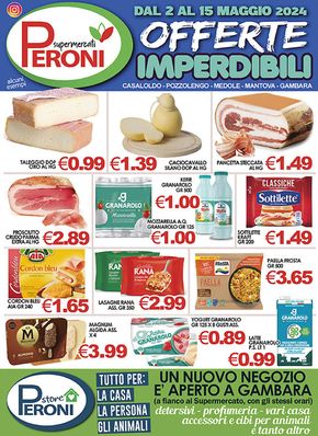 Volantino Supermercati Peroni a Gottolengo | Offerte imperdibili | 6/5/2024 - 15/5/2024