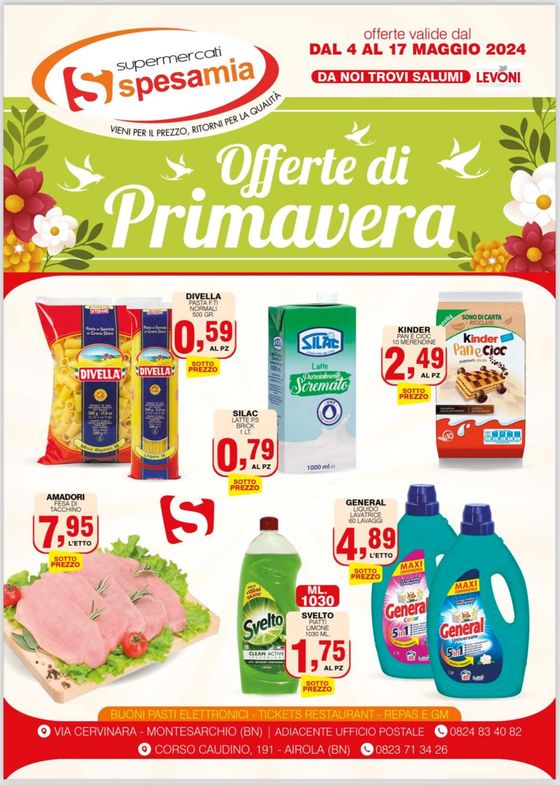 Volantino Supermercati Spesa Mia a Montesarchio | Offerte di primavera | 6/5/2024 - 17/5/2024
