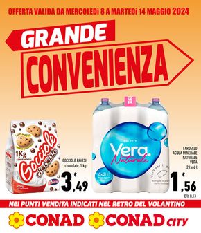 Volantino Conad City a Veroli | Grande convenienza | 8/5/2024 - 14/5/2024