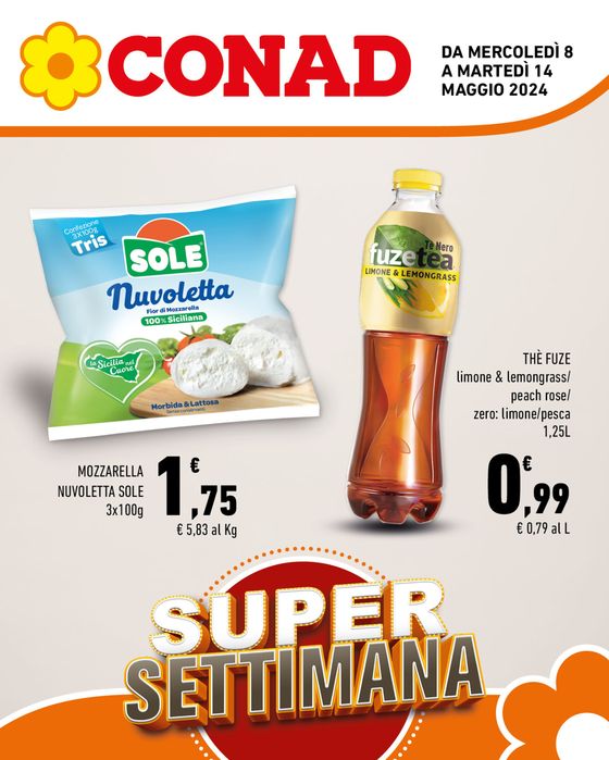Volantino Conad Superstore a Modica | Super settimana | 8/5/2024 - 14/5/2024