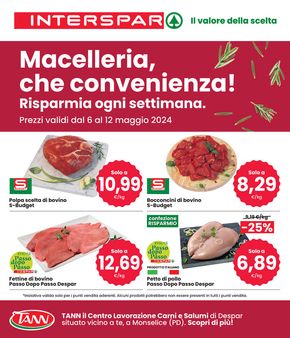 Volantino Interspar | Macelleria, che convenienza! | 7/5/2024 - 12/5/2024
