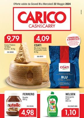 Volantino Carico Cash & Carry a Crispano | Carico Cash & Carry  | 9/5/2024 - 22/5/2024