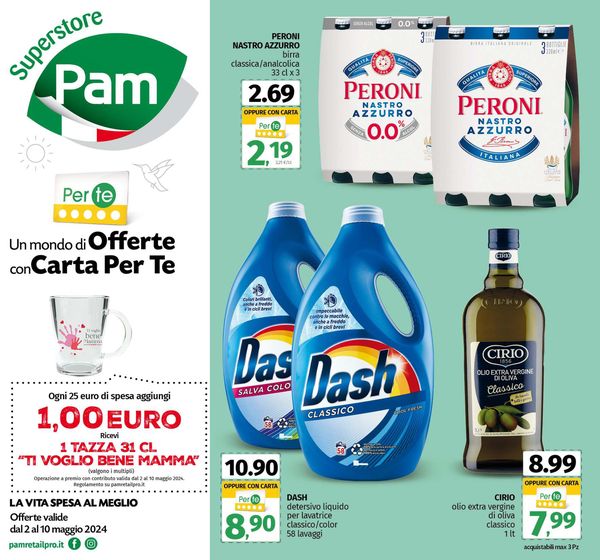 Volantino Pam RetailPro a Termoli | Un mondo di offerte con carta per te | 7/5/2024 - 10/5/2024