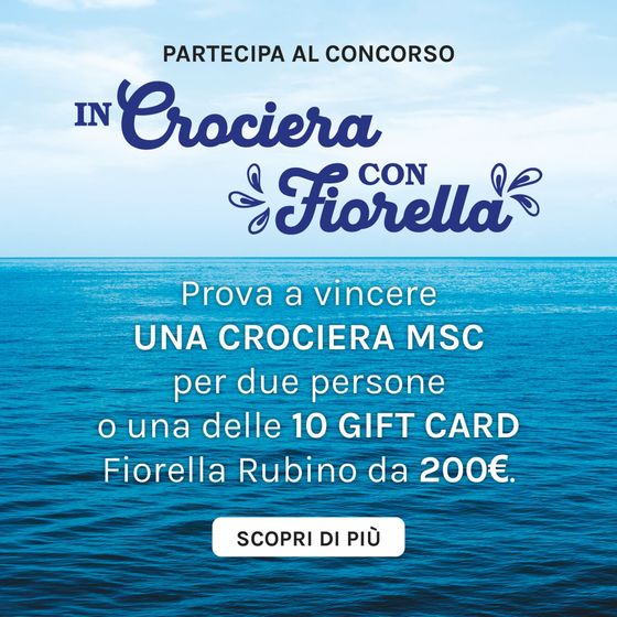 Volantino Fiorella Rubino a Castrovillari | In crociera con Fiorella | 7/5/2024 - 31/5/2024