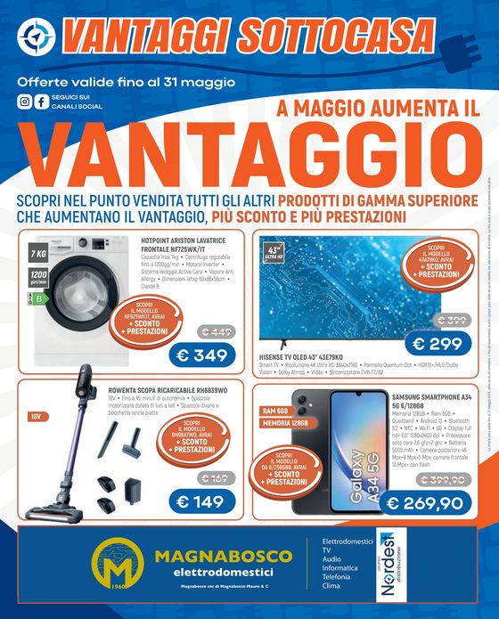 Volantino Magnabosco | A Maggio aumenta il vantaggio  | 7/5/2024 - 31/5/2024