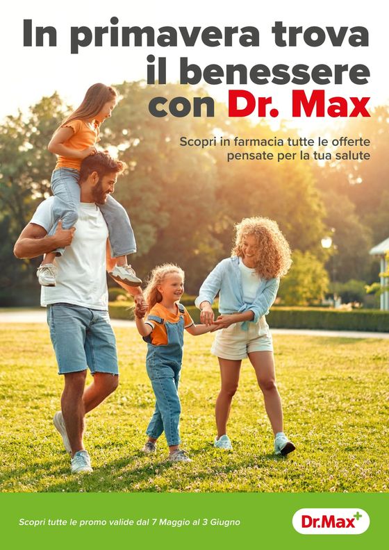 Volantino Dr.Max a Pontinia | In primavera trova il benessere con Dr.Max | 7/5/2024 - 3/6/2024