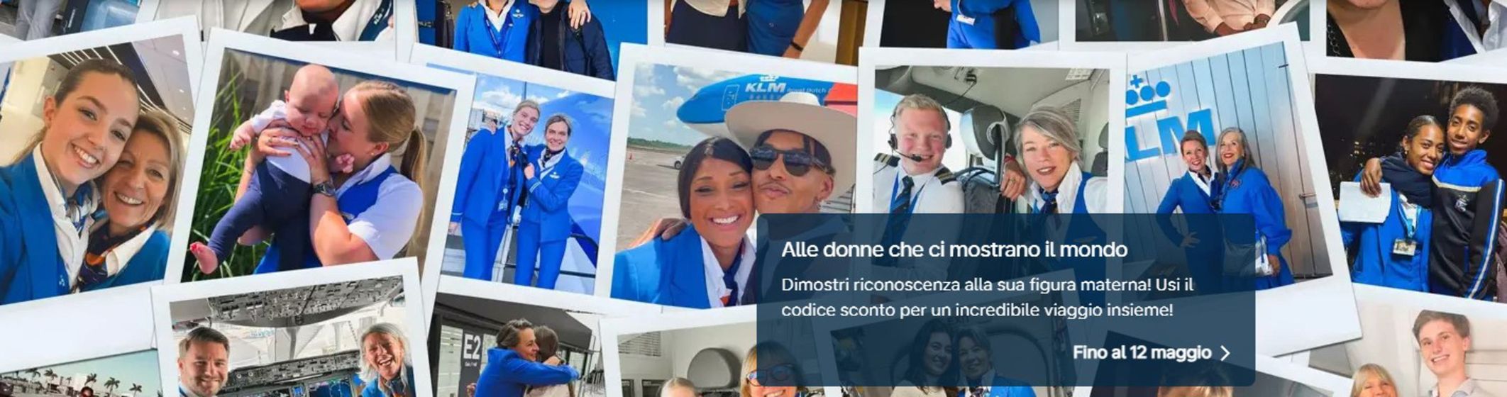 Volantino KLM a Bologna | Alle donne che ci mostrano il mondo | 8/5/2024 - 12/5/2024