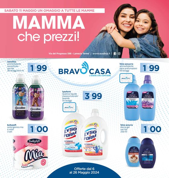 Volantino Bravo Casa | Mamma che prezzi | 8/5/2024 - 26/5/2024