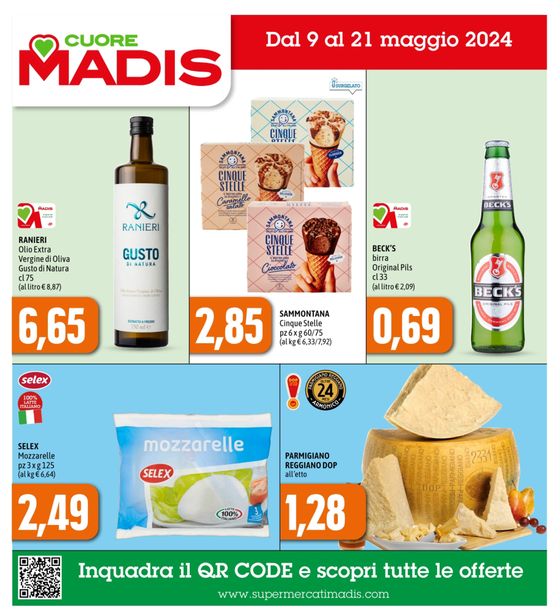 Volantino Madis a Pollenza | Inquadra il QR code e scopri tutte le offerte | 9/5/2024 - 21/5/2024