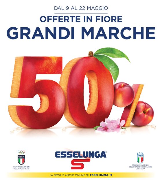 Volantino Esselunga a Genova | Grandi Marche al 50% | 9/5/2024 - 22/5/2024