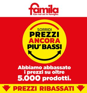Volantino Famila a Miane | Prezzi ribassati | 9/5/2024 - 22/5/2024