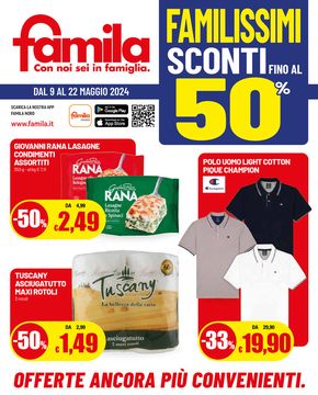 Volantino Famila a Parma | Familissimi sconti fino al 50% | 9/5/2024 - 22/5/2024