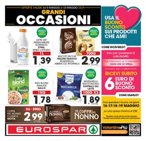 Volantino Eurospar a Ricadi | Grandi occasioni | 9/5/2024 - 15/5/2024