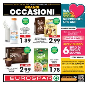 Volantino Eurospar a Giovinazzo | Grandi occasioni | 9/5/2024 - 15/5/2024