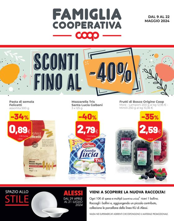 Volantino Coop a Civezzano | Sconti fino al 40% | 9/5/2024 - 22/5/2024