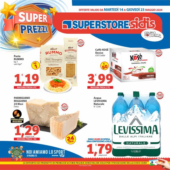 Volantino Sidis | Super prezzi | 14/5/2024 - 23/5/2024