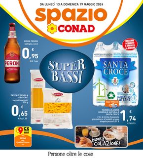 Volantino Spazio Conad a Torremaggiore | Super bassi  | 13/5/2024 - 19/5/2024