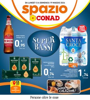 Volantino Spazio Conad a San Marcello | Super bassi  | 13/5/2024 - 19/5/2024