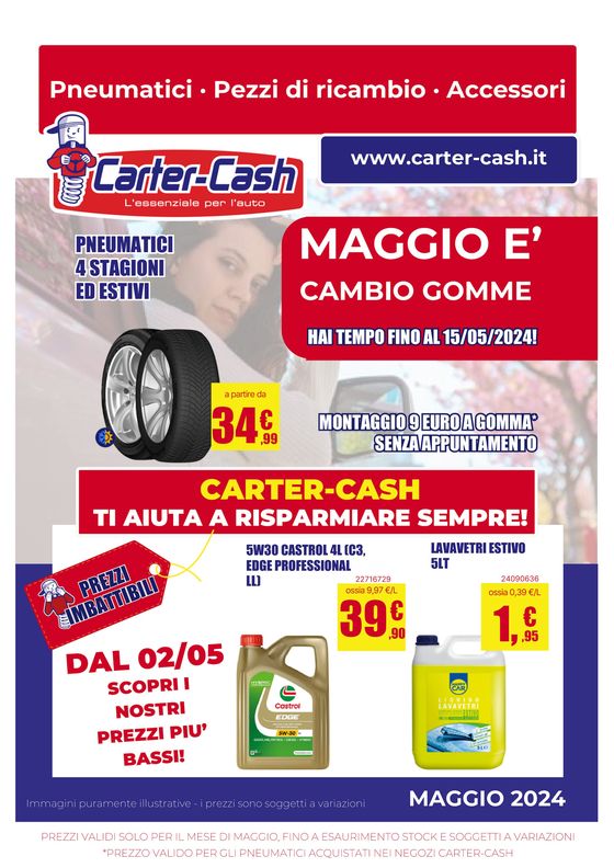 Volantino Carter Cash a Piacenza | Maggio 2024 | 10/5/2024 - 31/5/2024