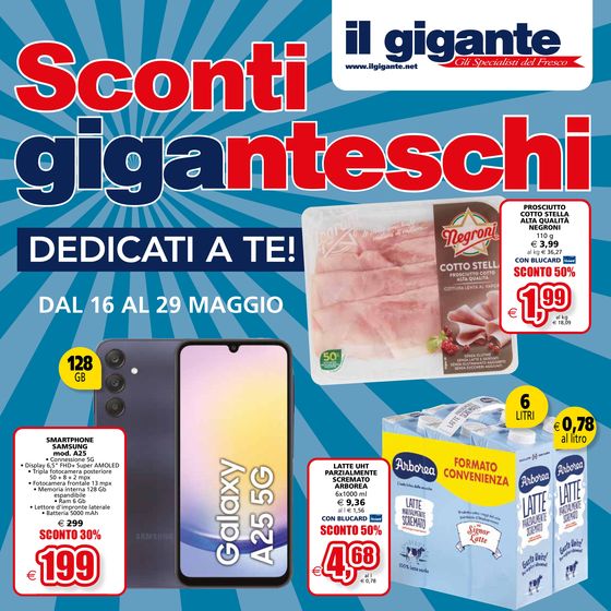 Volantino Il Gigante a Nizza Monferrato | Sconti giganteschi  | 16/5/2024 - 29/5/2024