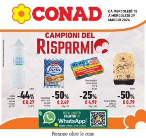 Volantino Conad a Calestano | Campioni del risparmio | 15/5/2024 - 29/5/2024