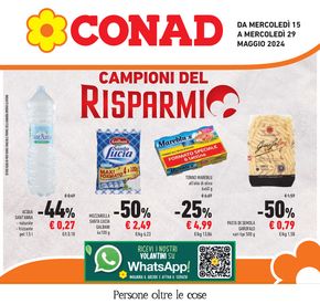 Volantino Conad a Mezzanino | Campioni del risparmio | 15/5/2024 - 29/5/2024