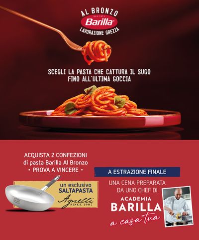Volantino Barilla a Milano | Al Bronzo | 16/5/2024 - 29/5/2024