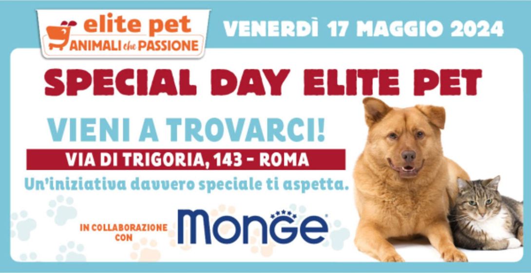 Volantino Elite Pet a Roma | Special day  | 13/5/2024 - 17/5/2024