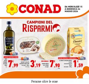 Volantino Conad a Cannara | Campioni del risparmio | 15/5/2024 - 26/5/2024