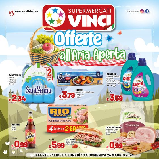 Volantino Supermercati Vinci a Messina | Offerte | 13/5/2024 - 26/5/2024