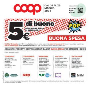 Volantino Coop a Monteleone d'Orvieto | Buona spesa | 16/5/2024 - 29/5/2024