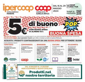 Volantino Ipercoop a Sticciano Scalo | Buona spesa | 16/5/2024 - 29/5/2024