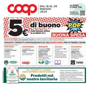 Volantino Coop a Crespina Lorenzana | Buona spesa | 16/5/2024 - 29/5/2024