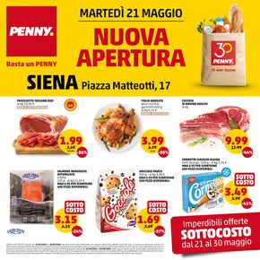 Volantino PENNY a Siena | Nuova Apertura | 21/5/2024 - 2/6/2024