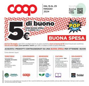 Volantino Coop a Marciana | Buona spesa | 16/5/2024 - 29/5/2024