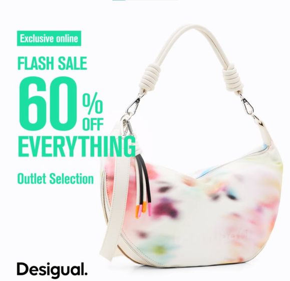 Volantino Desigual a Cuneo | Flash sale -60% off everything | 13/5/2024 - 31/5/2024