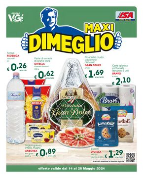 Offerte di Iper e super a Budoni | Mega risparmio in Dimeglio | 14/5/2024 - 26/5/2024