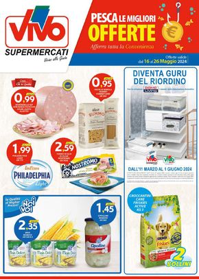 Volantino Vivo Supermercati a Coriano | Pesca le migliori offerte | 16/5/2024 - 26/5/2024