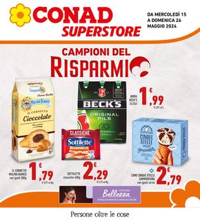 Volantino Conad Superstore a Partanna | Campioni del risparmio  | 15/5/2024 - 26/5/2024