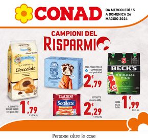 Volantino Conad a Carini | Campioni del risparmio  | 15/5/2024 - 26/5/2024