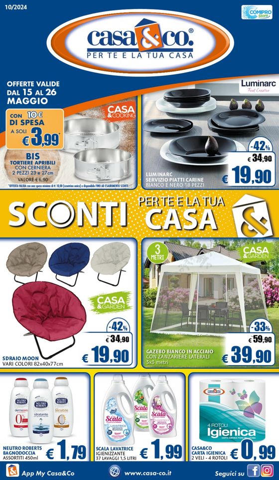 Volantino Casa & Co a Roccacasale | Sconti casa | 15/5/2024 - 26/5/2024