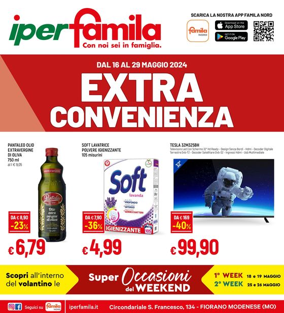 Volantino Iperfamila | Extra convenienza | 16/5/2024 - 29/5/2024