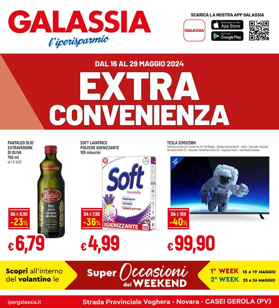 Volantino Galassia | Extra convenienza | 16/5/2024 - 29/5/2024