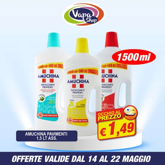 Volantino Vapashop a Portico di Caserta | Oferte Vapashop | 14/5/2024 - 22/5/2024