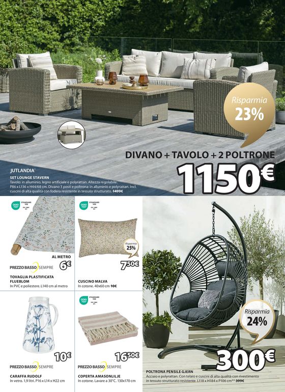 Volantino JYSK a Sinalunga | Fantastiche offerte per la tua casa | 16/5/2024 - 5/6/2024