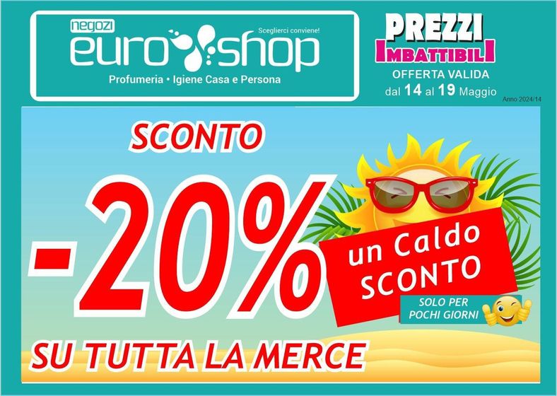 Volantino Euro Shop a Carovigno | Prezzi imbattibili | 15/5/2024 - 19/5/2024