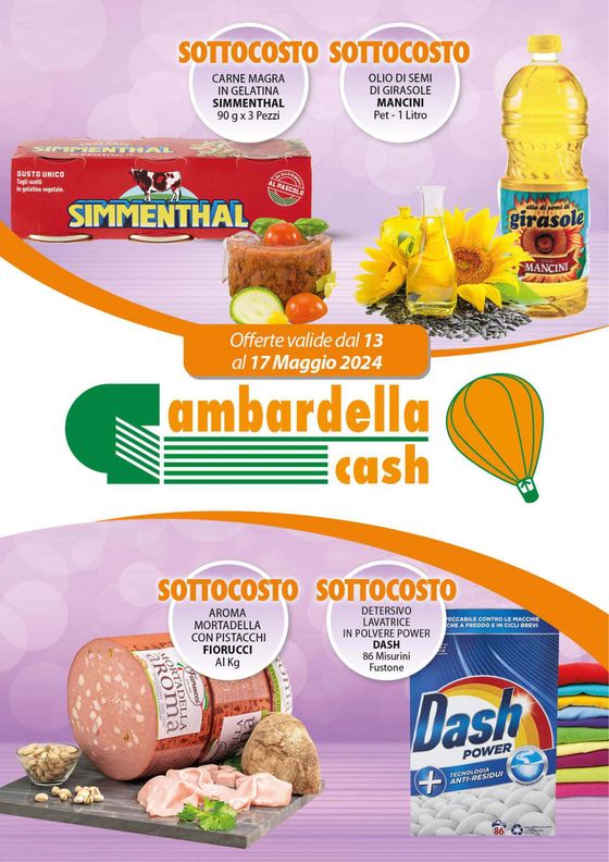 Volantino Gambardella Cash | Sottocosto | 15/5/2024 - 17/5/2024