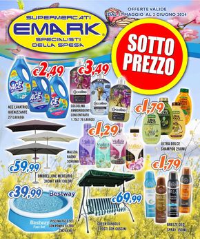 Offerte di Cura casa e corpo a Rocca di Papa | Sotto prezzo in Supermercati Emark | 17/5/2024 - 2/6/2024