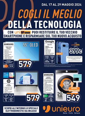 Volantino Unieuro a Perugia | Cogli il meglio della tecnologia da Unieuro! | 17/5/2024 - 29/5/2024