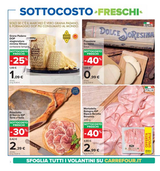 Volantino Carrefour Ipermercati a Novara | Sottocosto freschi | 16/5/2024 - 29/5/2024